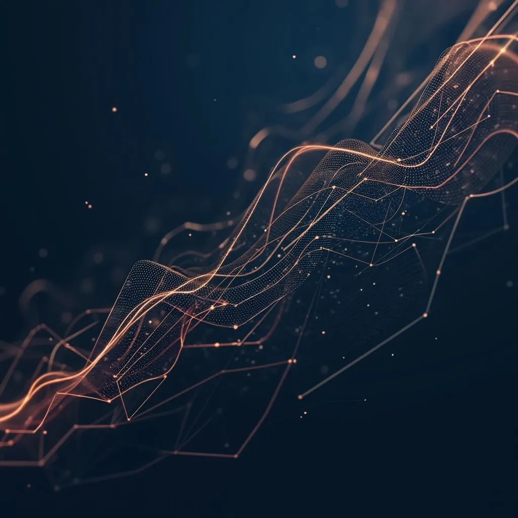 Visualisation conceptuelle de la croissance et de l'innovation de FinTech IA